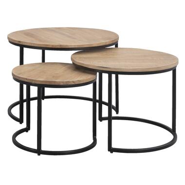 Tables d'appoint Lex - bois de manguier - lot de 3 product