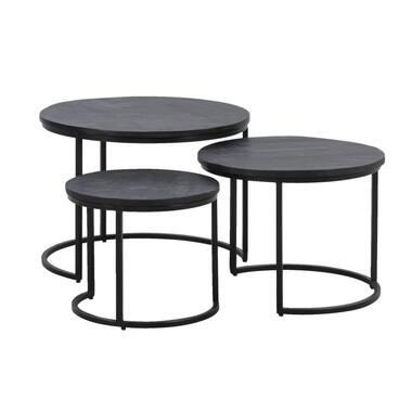 Tables d'appoint Noxy - bois de manguier - lot de 3 product