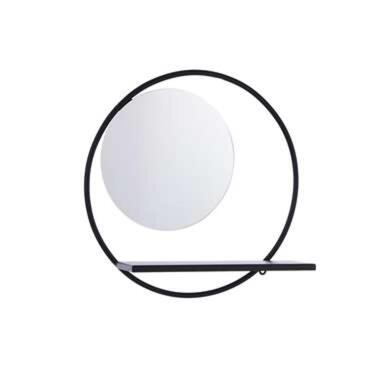 Mica Decorations Phoenix Wandspiegel Zwart product