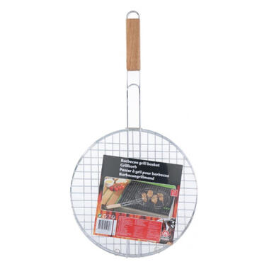 Barbecuerooster - rond - metaal - 30 cm product