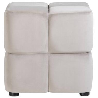 Pouf Blokkie - taupe - 43x43x43 cm product
