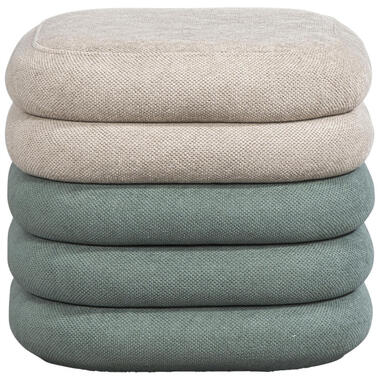 Pouf Toledo - gris/vert - 41xØ38 cm product