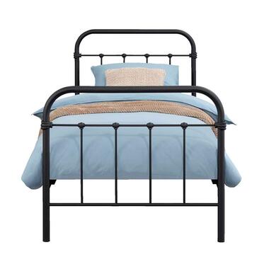 Bed Anne - matte antracietkleur - 90x200 cm product