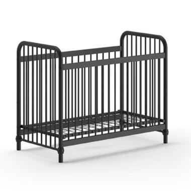 Babybed Bronxx - 60x120cm - mat zwart
