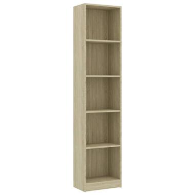 vidaXL Bibliothèque à 5 niveaux Chêne sonoma Bois d'ingénierie product