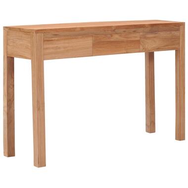 vidaXL Table console 110x35x75 cm bois de teck solide product