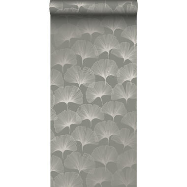 Origin papier peint - feuilles de ginkgo - gris chaud - 0.53 x 10.05 m product