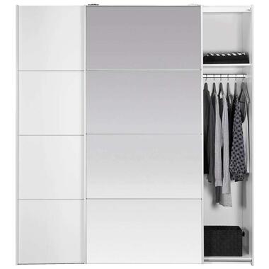Armoire à portes coulissantes Verona - blanche/miroir - 200x182x64 cm product