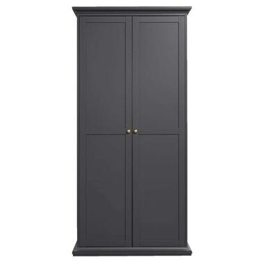 Garde-robe Amber - couleur anthracite - 201x96x61 cm product