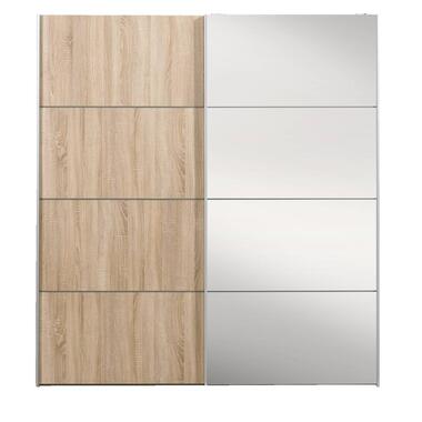 Armoire à portes coulissantes Verona chêne - chêne/miroir - 200x182x64 cm product