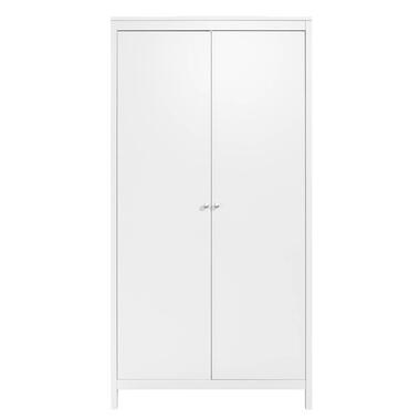 Kleerkast Madeira 2-deurs - wit - 199x102x58 cm product