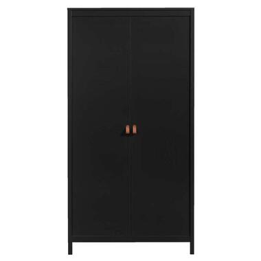 Kleerkast Madeira 2-deurs - zwart - 199x102x58 cm product