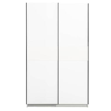 Armoire à portes coulissantes Genua - blanche - 204x122x60 cm product