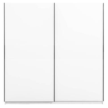 Armoire à portes coulissantes Genua - blanche - 204x200x60 cm product