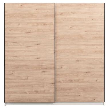 Armoire à portes coulissantes Genua - couleur chêne - 204x200x60 cm product