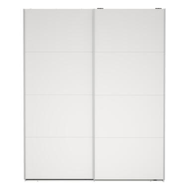 Armoire à portes coulissantes Bergamo - blanche - 221x178,5x66,6 cm product