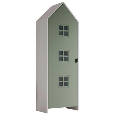 Casami Bruges Kledingkast - Groen 58x37x172 cm