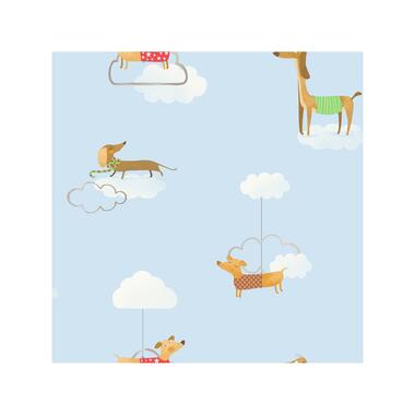 Dutch Wallcoverings - Make Believe Walkies blauw - 0,53x10,05m product