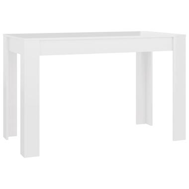 vidaXL Table à manger Blanc brillant 120x60x76 cm Bois d'ingénierie product