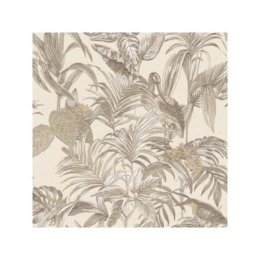 Dutch Wallcoverings - Wallstitch bird of paradise cream - 0,53x10,05m product