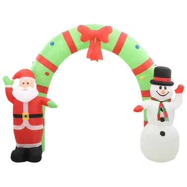 VIDAXL Arche gonflable avec Père Noël et bonhomme de neige LED 280 cm product