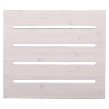 Paroi en bois Ties - blanc cassé - sans fenêtre (1 pièce) product