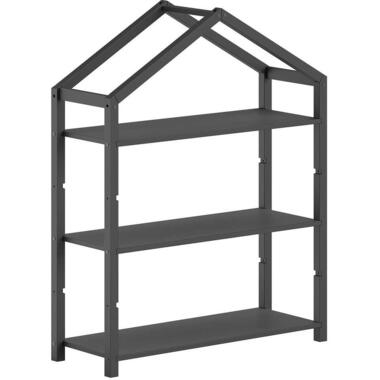 Bibliothèque Dallas - 111x40x141 cm - bois pin massif - anthracite product