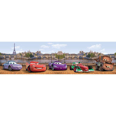 Disney frise de papier peint adhésive - Cars - rouge, violet et vert product