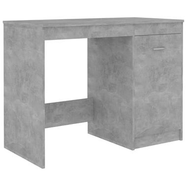 VIDAXL Bureau 100x50x76 cm spaanplaat betongrijs product