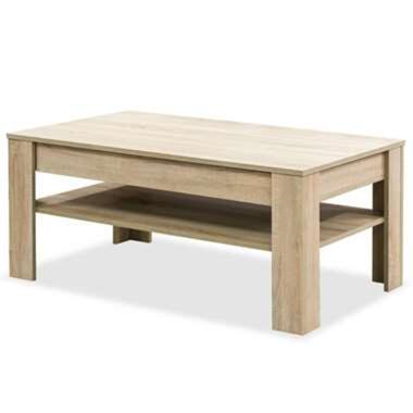 VIDAXL Table basse en aggloméré 110 x 65 x 48 cm Chêne product