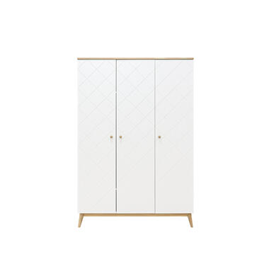 Bopita Paris armoire 3-portes - Blanc/Chêne product