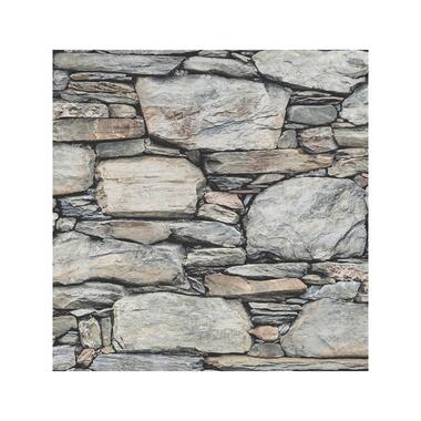 Dutch Wallcoverings - Trilogy Stone Wall grijs - 0,53x10,05m product