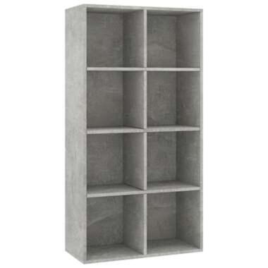 vidaXL Boekenkast/dressoir 66x30x130 cm bewerkt hout betongrijs product