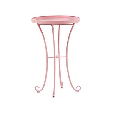 Table de jardin en métal rose ⌀ 40 cm CAVINIA product
