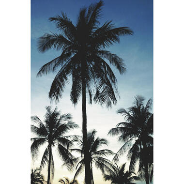 ESTAhome fotobehang - palmbomen - blauw, zwart - 1.86 x 2.79 m product