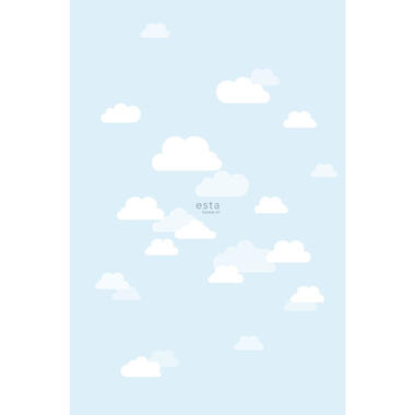 ESTAhome papier peint mural - petits nuages - bleu clair product