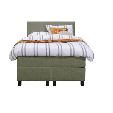 Boxspring Liv uni - vert - 120x200 cm - pied carré product