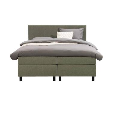 Boxspring Liv uni - vert - 160x200 cm - pied rond product