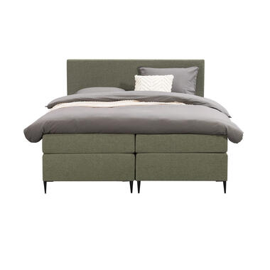 Boxspring Liv uni - vert - 160x200 cm - pied fin product