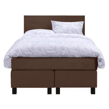 Boxspring Liv uni - brun - 120x200 cm - pied carré product