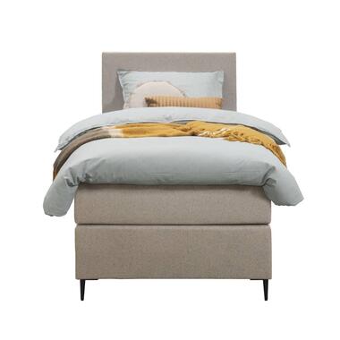 Boxspring Liv uni - beige - 90x200 cm - pied fin product