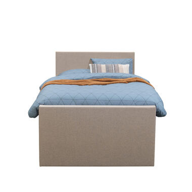 Boxspring avec pied de lit Liv uni - beige - 120x200 cm - pied fin product