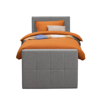 Boxspring avec pied de lit Liv carré - gris clair - 90x200 cm - pied rond product