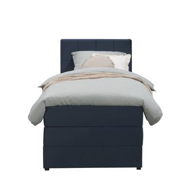 Boxspring avec espace de rangement Liv carré - bleu - 90x200 cm product