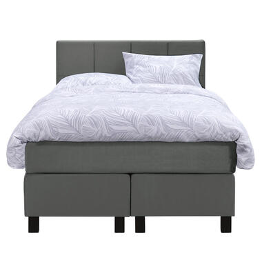 Boxspring Liv carré - gris - 120x200 cm - pied carré product