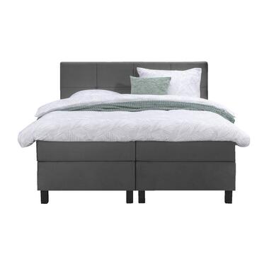 Boxspring Liv carré - gris - 180x200 cm - pied carré product