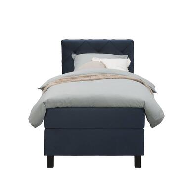 Boxspring Liv losange - bleu - 90x200 cm - pied carré product