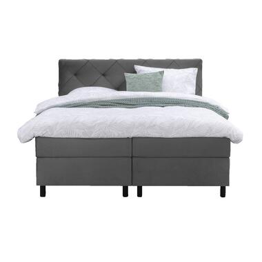 Boxspring Liv losange - gris - 180x200 cm - pied carré product