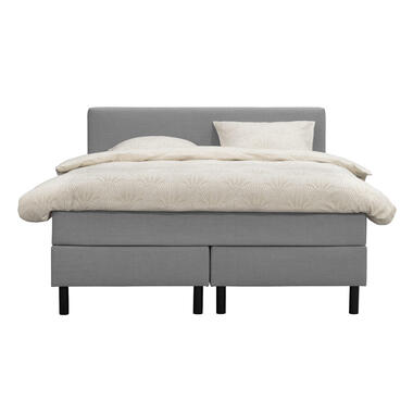 Lit sommier tapissier Varberg 5 éléments - gris - 140x200 cm product