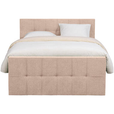Boxspring met opbergruimte Yuka - blush - 160x200 cm